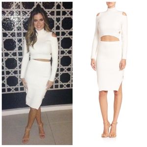 Jonathan Simkhai Cutout Sweater&Knit Pencil Skirt